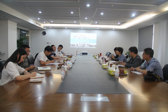 民建金華市委會(huì)陳琳副主委帶隊(duì)走訪我集團(tuán)