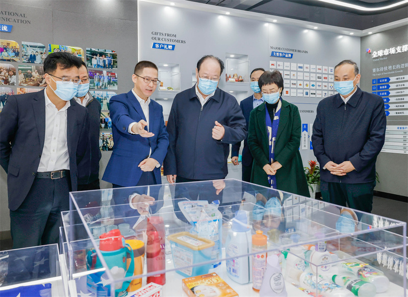 浙江省委常委、寧波市委書記彭佳學深入賽爾集團調研